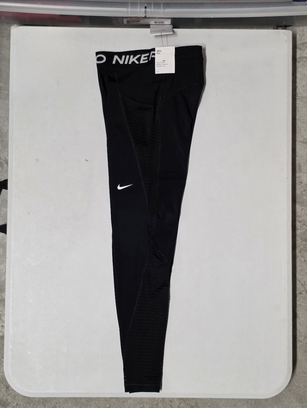 NIKE PRO Dri-FIT High Rise Compression Training Leggings Pockets Black XS